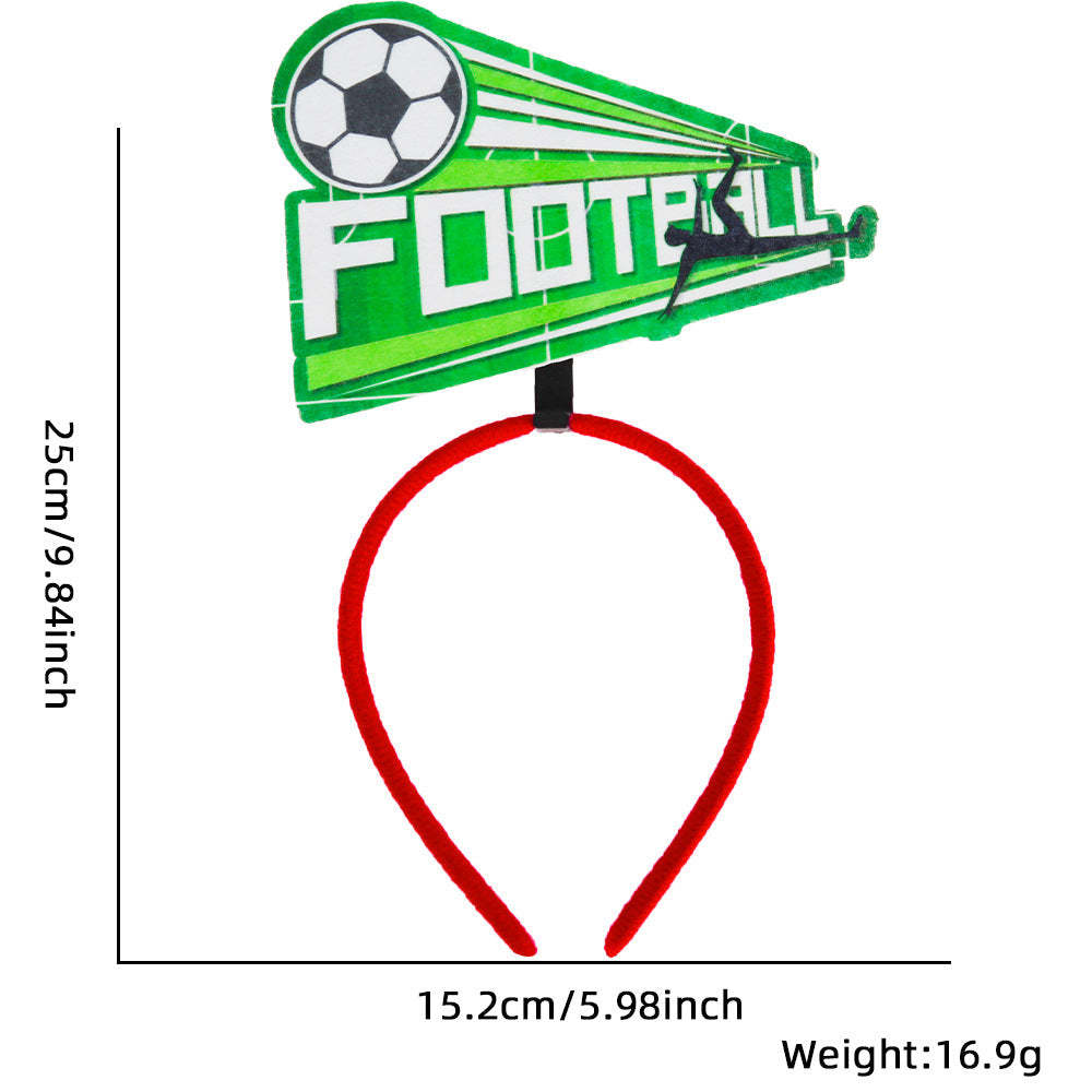 Bandeau De Football, Cerceaux Pour Cheveux, Ornements De Tête Mignons Pour Décoration De Football - Mug Personnalisé