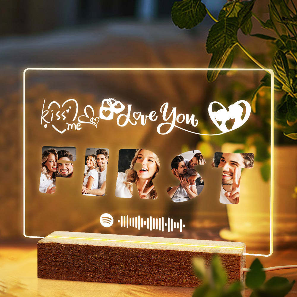 Custom Spotify Night Light Custom Couple Lamp Romantic Valentine's Day Gifts - Mug Personnalisé