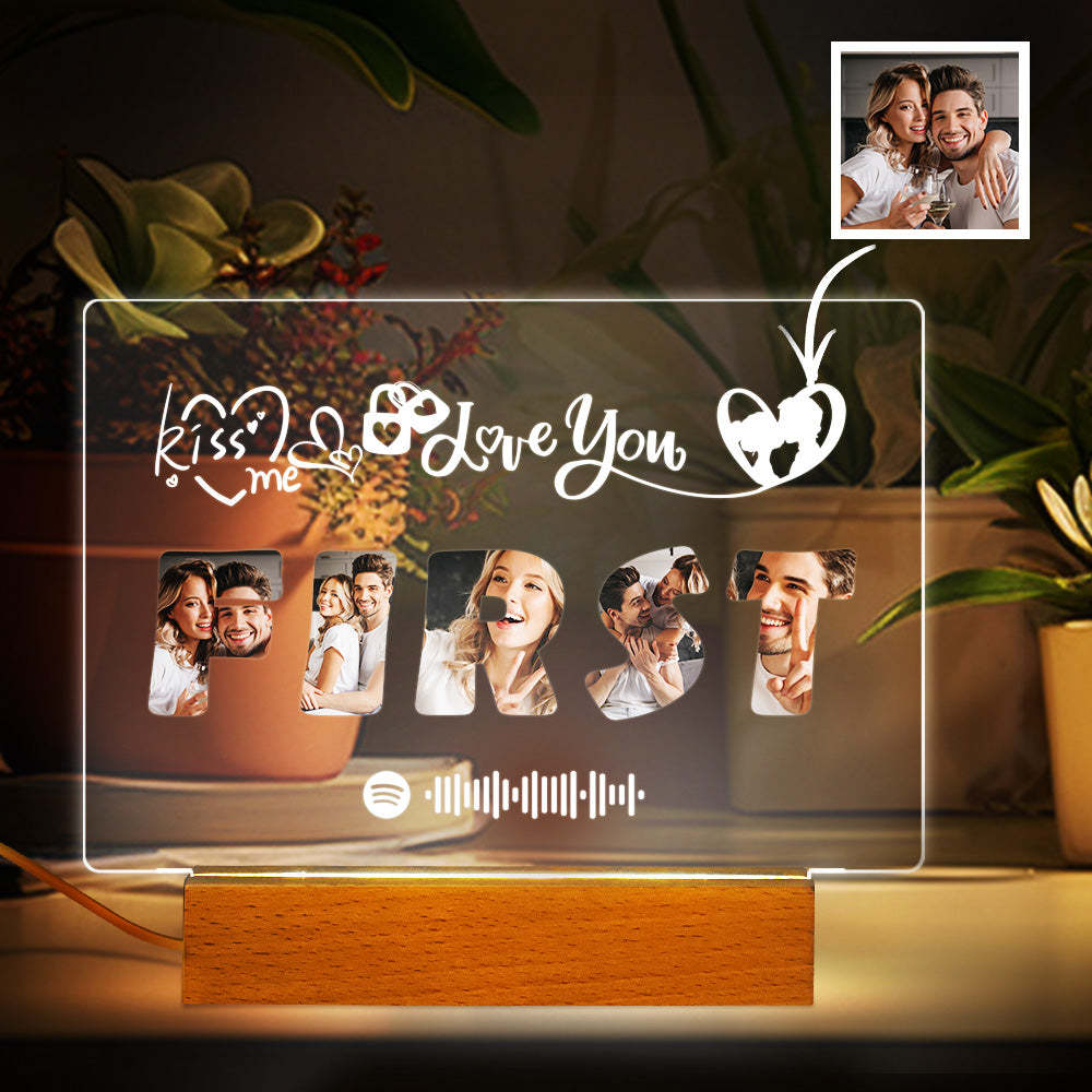 Custom Spotify Night Light Custom Couple Lamp Romantic Valentine's Day Gifts - Mug Personnalisé