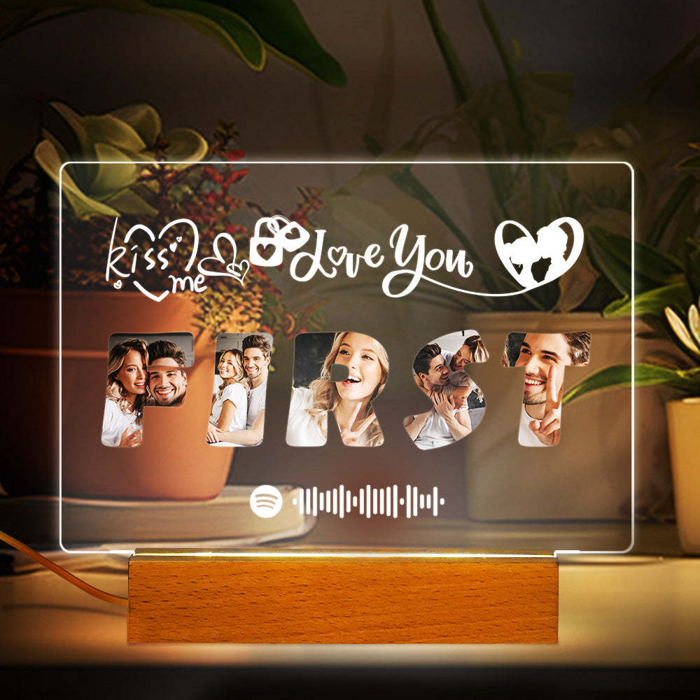 Custom Spotify Night Light Custom Couple Lamp Romantic Valentine's Day Gifts - Mug Personnalisé