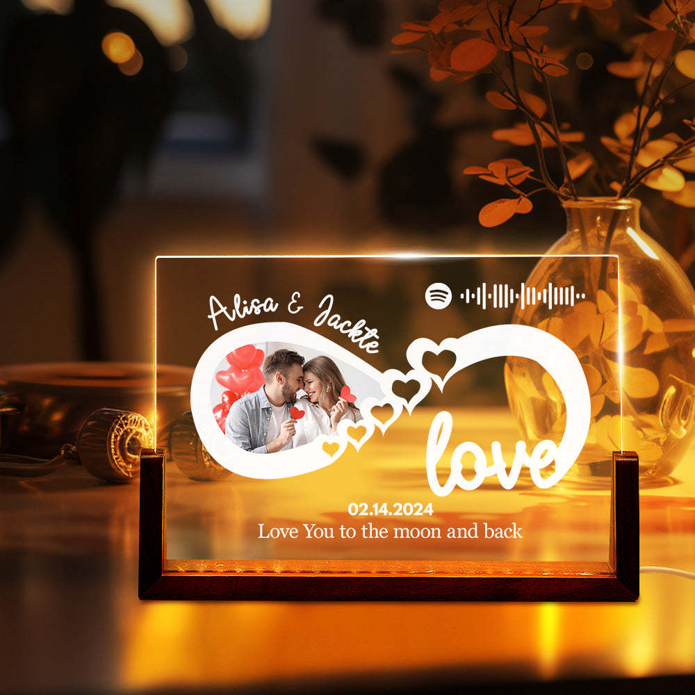 Lampe De Musique Personnalisée Lumière De Nuit Personnalisée Lumière Spotify Personnalisée Pour Elle - Mug Personnalisé