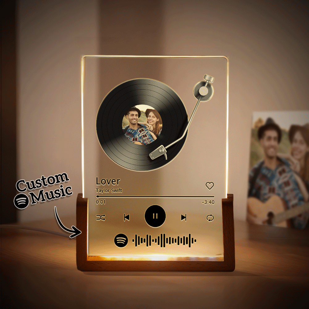 Lampe À Code Spotify Personnalisée, Plaque De Musique En Acrylique, Veilleuse, Cadeaux Pour Amoureux - Mug Personnalisé
