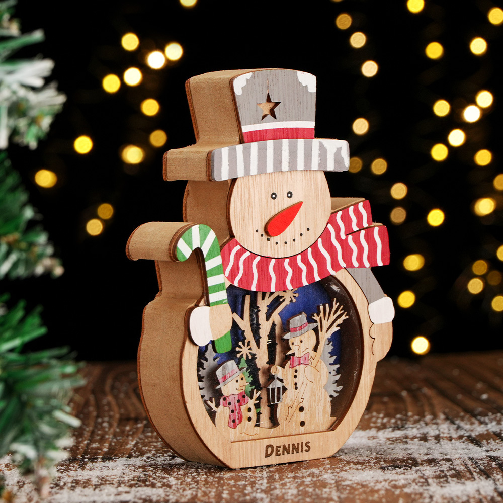 Cadeaux Personnalisés Avec Nom, Ornements De Noël Personnalisés, Décoration Avec Cadeaux Lumineux Pour Amoureux - Mug Personnalisé