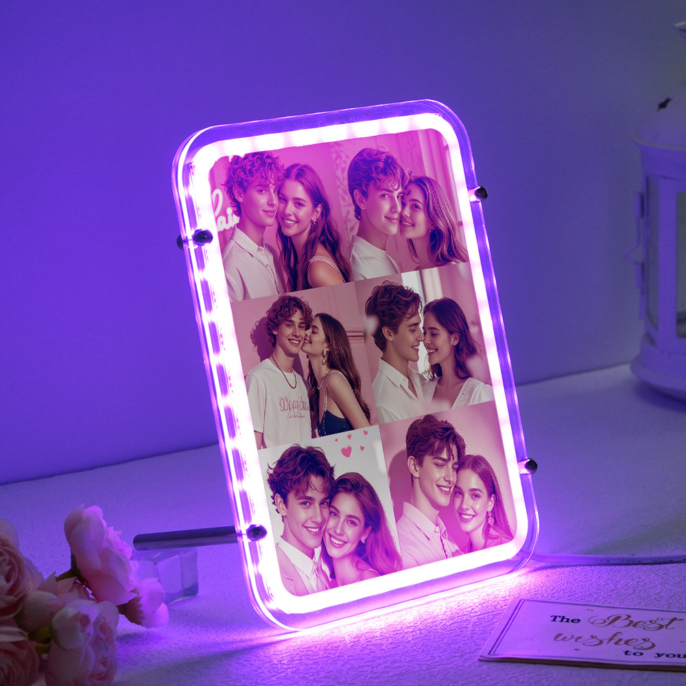 Lampe Photo Personnalisée Ornement Photo Personnalisé Cadeaux De Décoration D'intérieur Personnalisés - Mug Personnalisé