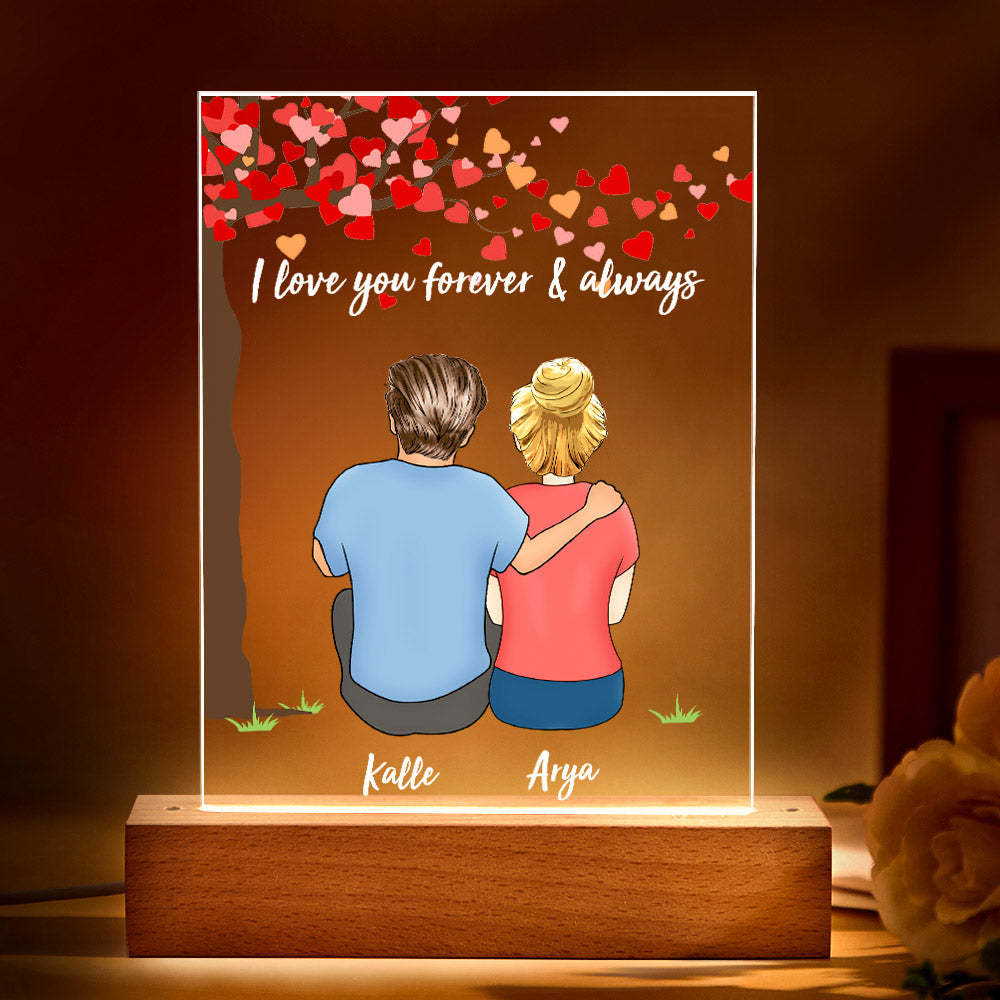 Carte/plaque/veilleuse Personnalisée Cadeaux De Couple Cadeaux Saint Valentin/anniversaire - Mug Personnalisé