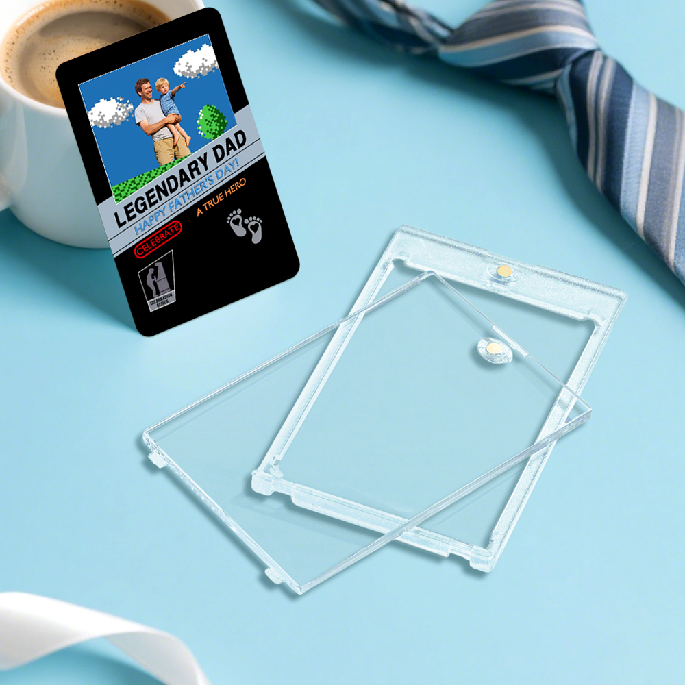 Carte Pokémon Personnalisée Pour La Fête Des Pères, Cadeau Unique Pour Papa, Carte Pokémon Spéciale - Mug Personnalisé