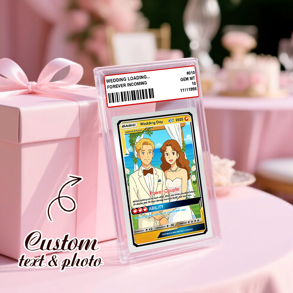 Carte Poke De Couple Personnalisée, Cadeau De Mariage Personnalisé, Cadeau Unique Pour Les Mariés - Mug Personnalisé
