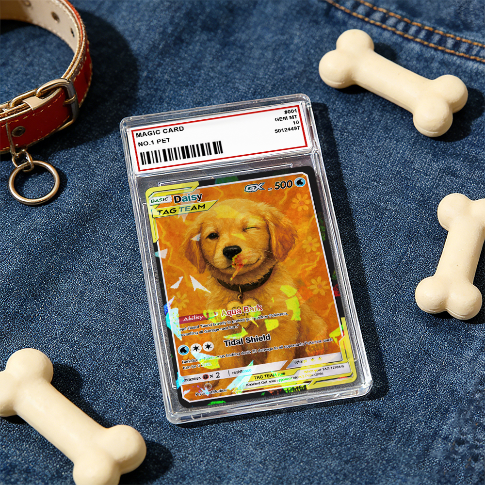 Carte À Collectionner Personnalisée Avec Illustration D'animal De Compagnie (style Anime), Le Cadeau Idéal Pour Les Amoureux Des Animaux. - Mug Personnalisé