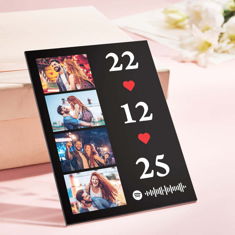 Scannable Music Photo Plaque Custom Spotify Keychain Custom Nightlight Gift For Her - Mug Personnalisé