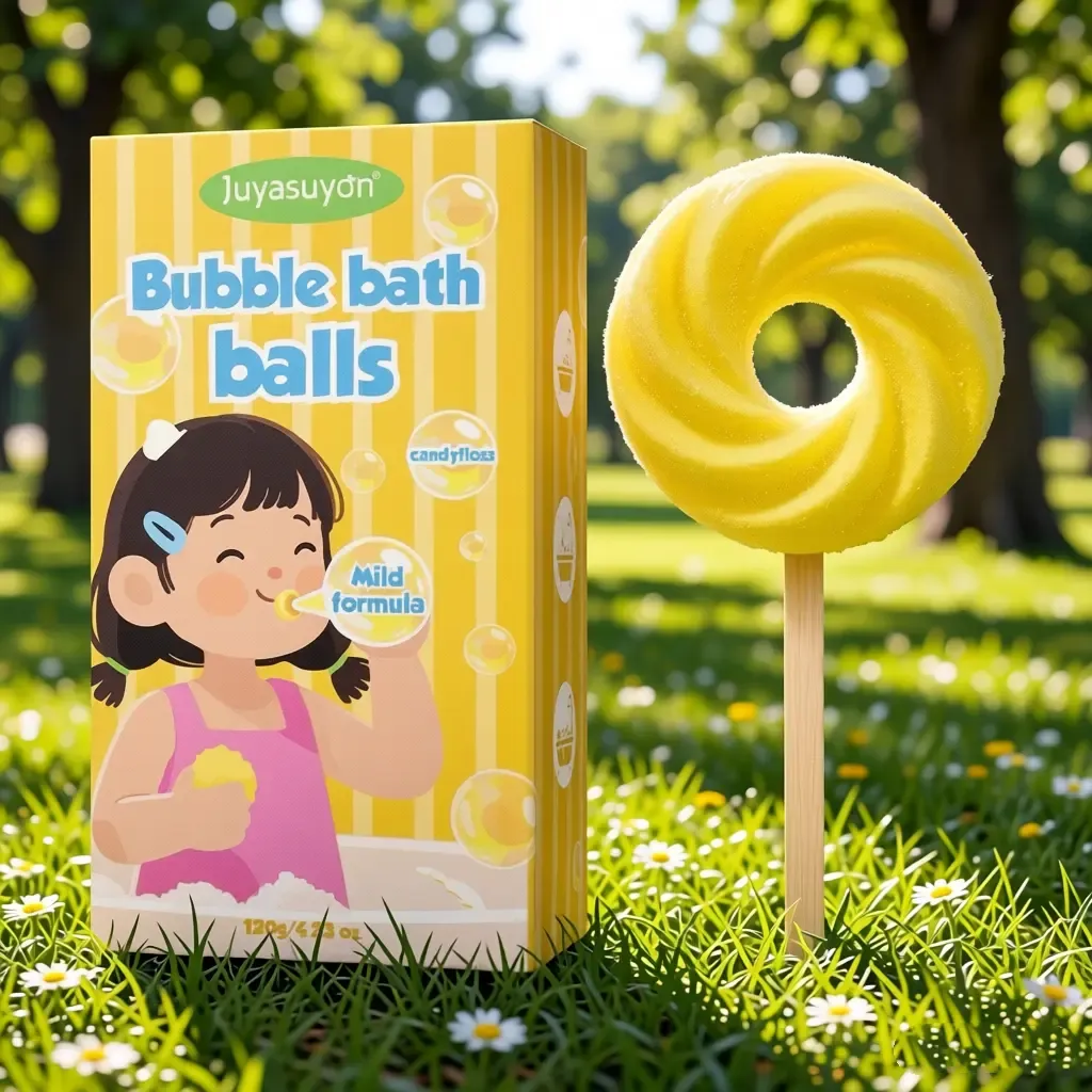 Bombe De Bain Sucette Mignonne – Boule De Bain Moussante Colorée Pour Un Bain Amusant - Mug Personnalisé