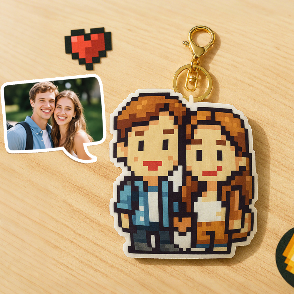 Porte-clés Mignon Personnalisé Porte-clés De Dessin Animé Personnalisé Porte-clés Minime Avec Image Personnalisée - Mug Personnalisé