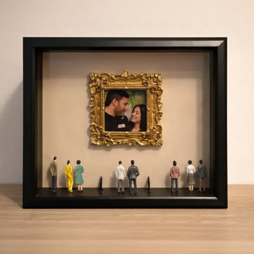Cadre Photo Personnalisé « musée De Nous » Pour Couples : Un Cadeau Miniature Adorable Et Symbolique Pour La Saint-valentin Ou Un Anniversaire. - Mug Personnalisé