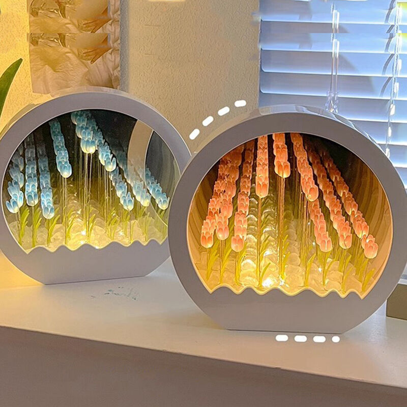 Veilleuse Tulipe, Décoration Chaleureuse Pour La Maison, Cadeau Pour Elle - Mug Personnalisé