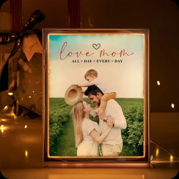 Miroir Lumineux Personnalisé Pour Maman, Cadeau De Fête Des Mères Avec Lumière Led Pour Maman, Miroir Personnalisé Avec Photos-2 - Mug Personnalisé