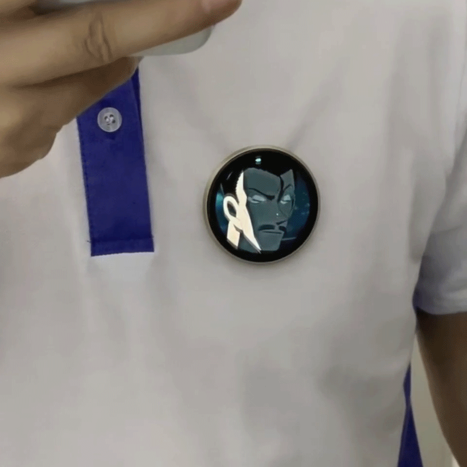 Intelligenter Digitaler Anstecker Mit Gif-/foto-synchronisierung | Interaktiver, Personalisierbarer Anstecker Für Fans Und Kreative - MeineFotoTassen