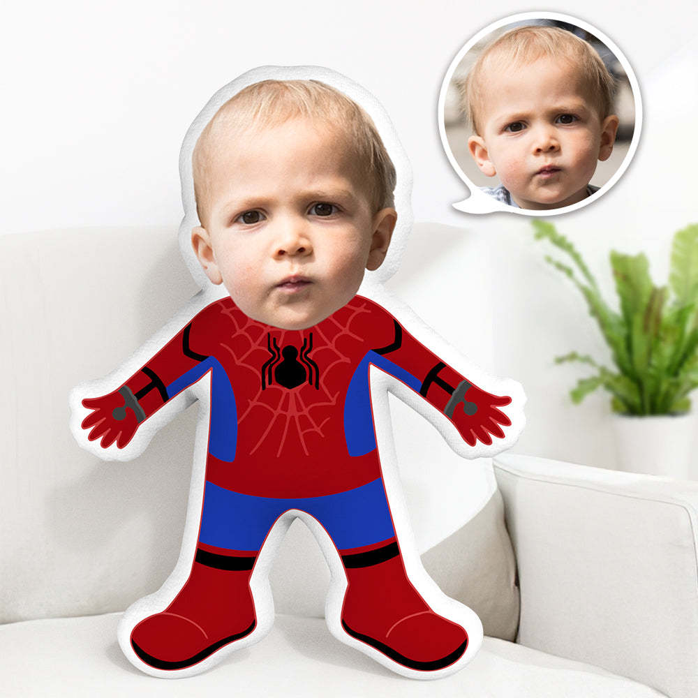Benutzerdefiniertes Spiderman-kissen Mein Gesichtskissen Benutzerdefiniertes Gesichtskissen Personalisiertes Fotokissen Geschenk - MeineFotoTassen