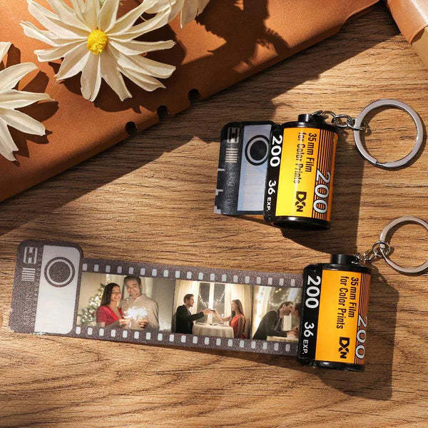 Jubiläumsgeschenke Individueller Filmrollen-schlüsselanhänger Multifoto-kamerarollen-schlüsselanhänger Geschenke Aus Umweltfreundlichem Material Personalisierter Schlüsselanhänger Für Ihn - MeineFotoTassen