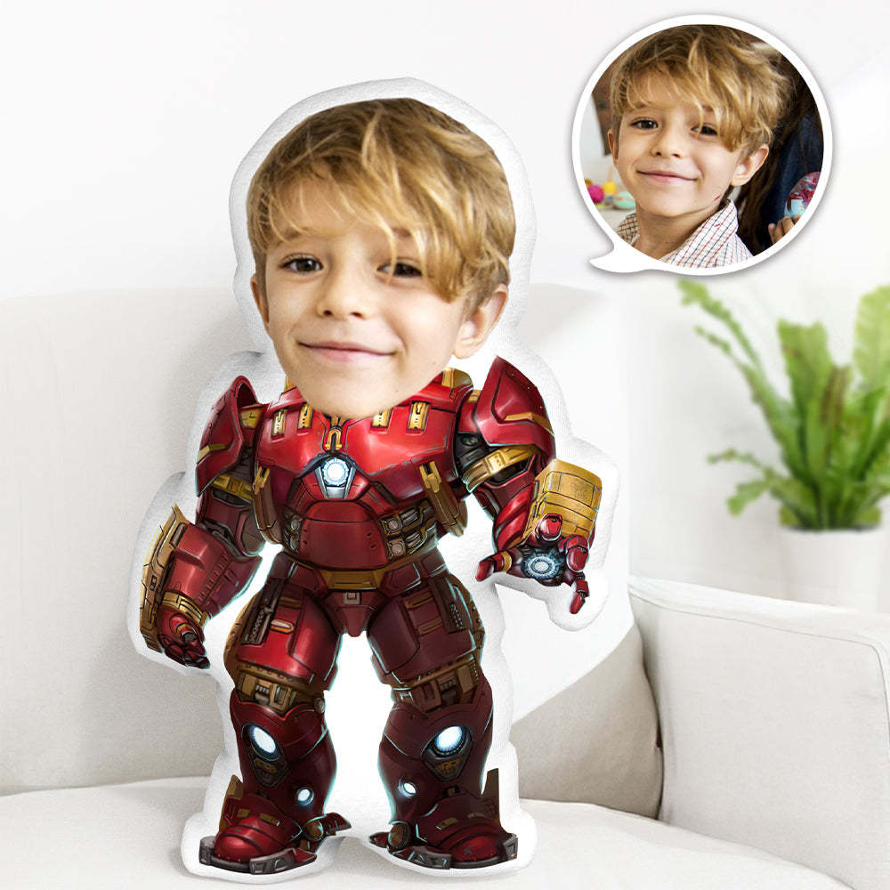 Hulkbuster-fotokissen, Personalisierte Fotopuppen, Mein Gesichtskissen, Individuelles Gesichtskissen - MeineFotoTassen