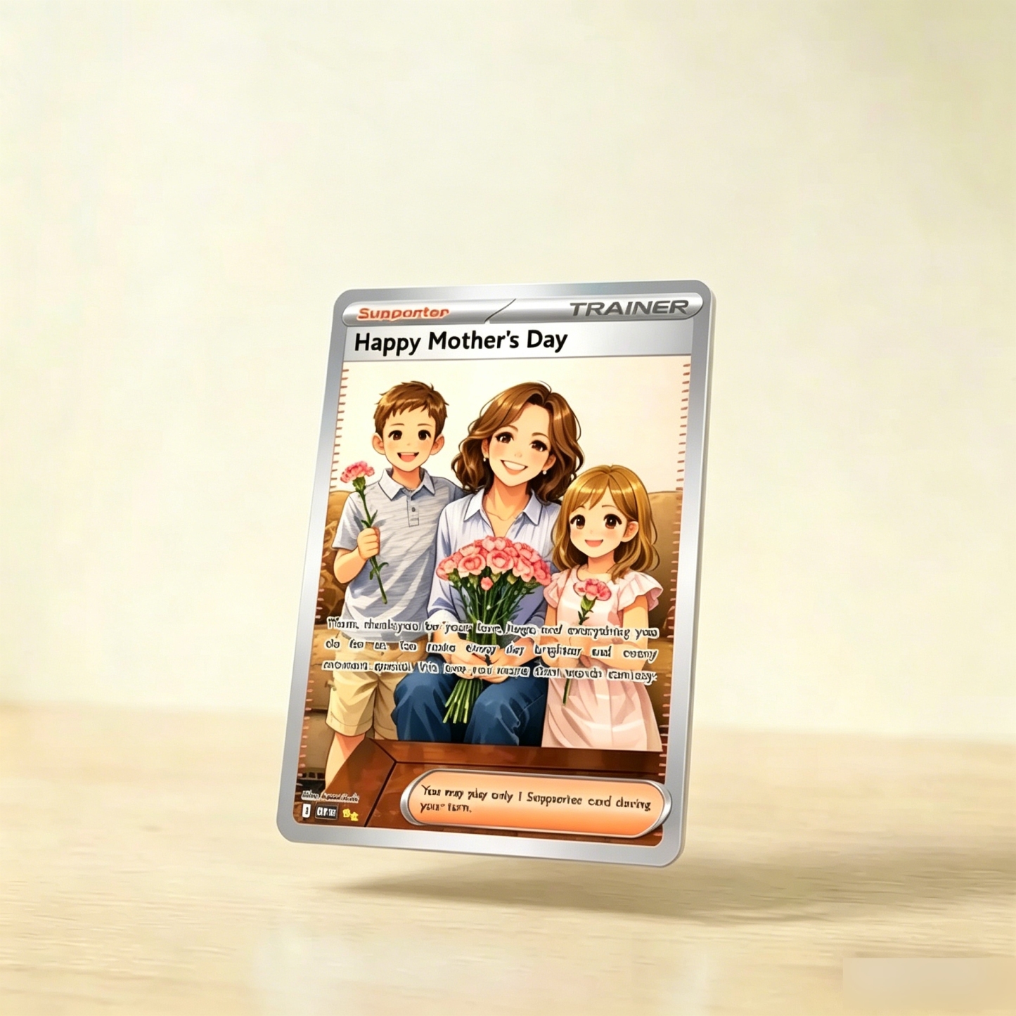 Individuelle Muttertags-sammelkarte, Personalisierte Fotokarte, Geschenk Für Mama, Muttertagsgeschenk - MeineFotoTassen