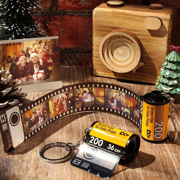 Jubiläumsgeschenke Individueller Filmrollen-schlüsselanhänger Multifoto-kamerarollen-schlüsselanhänger Geschenke Aus Umweltfreundlichem Material Personalisierter Schlüsselanhänger Für Ihn - MeineFotoTassen