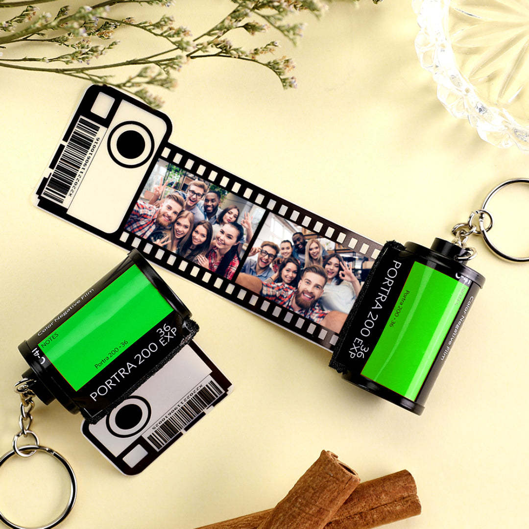 Jubiläumsgeschenke Individueller Filmrollen-schlüsselanhänger Multifoto-kamerarollen-schlüsselanhänger Geschenke Aus Umweltfreundlichem Material Personalisierter Schlüsselanhänger Für Ihn - MeineFotoTassen