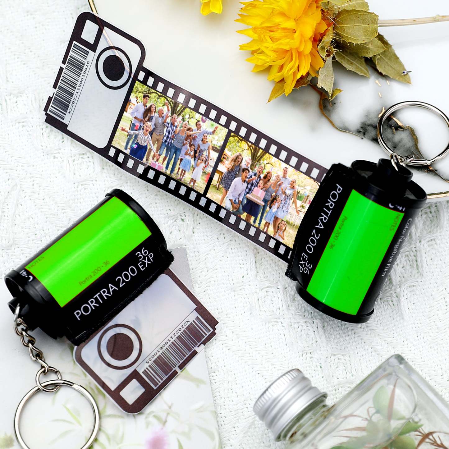 Jubiläumsgeschenke Individueller Filmrollen-schlüsselanhänger Multifoto-kamerarollen-schlüsselanhänger Geschenke Aus Umweltfreundlichem Material Personalisierter Schlüsselanhänger Für Ihn - MeineFotoTassen