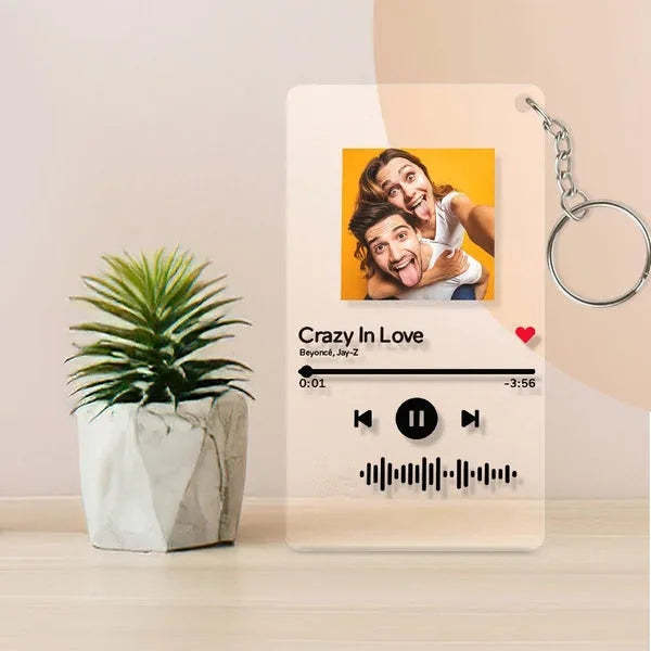 Spotify Nachtlicht Personalisiertes Spotify Glas Geschenk Mit Spotify Code Spotify Bilderrahmen Glasfoto