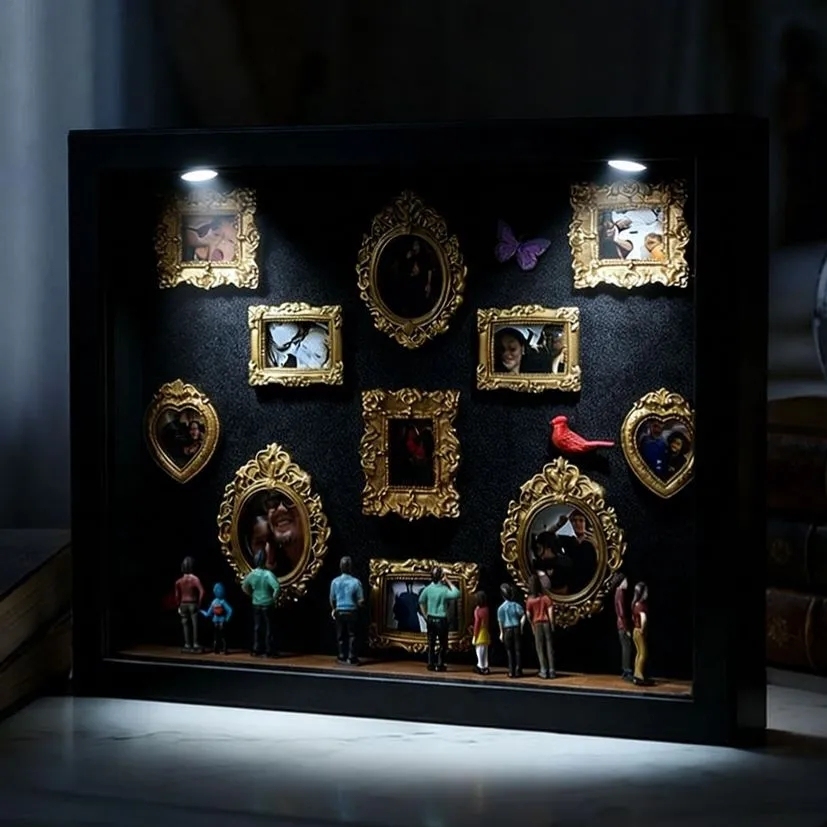 Personalisierter Bilderrahmen „museum Of Us" Als Geschenk Für Paare – Niedliche Miniatur-museumsgeschenke – Bedeutungsvolles Geschenk Zum Valentinstag Oder Jahrestag - MeineFotoTassen