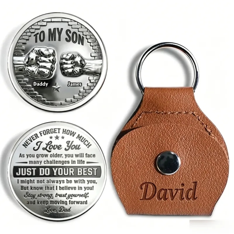 „To My Daughter I Believe In You" – Personalisierte, Individuelle Taschenumarmung Im 2D-Look Und 3D-Pop - MeineFotoTassen