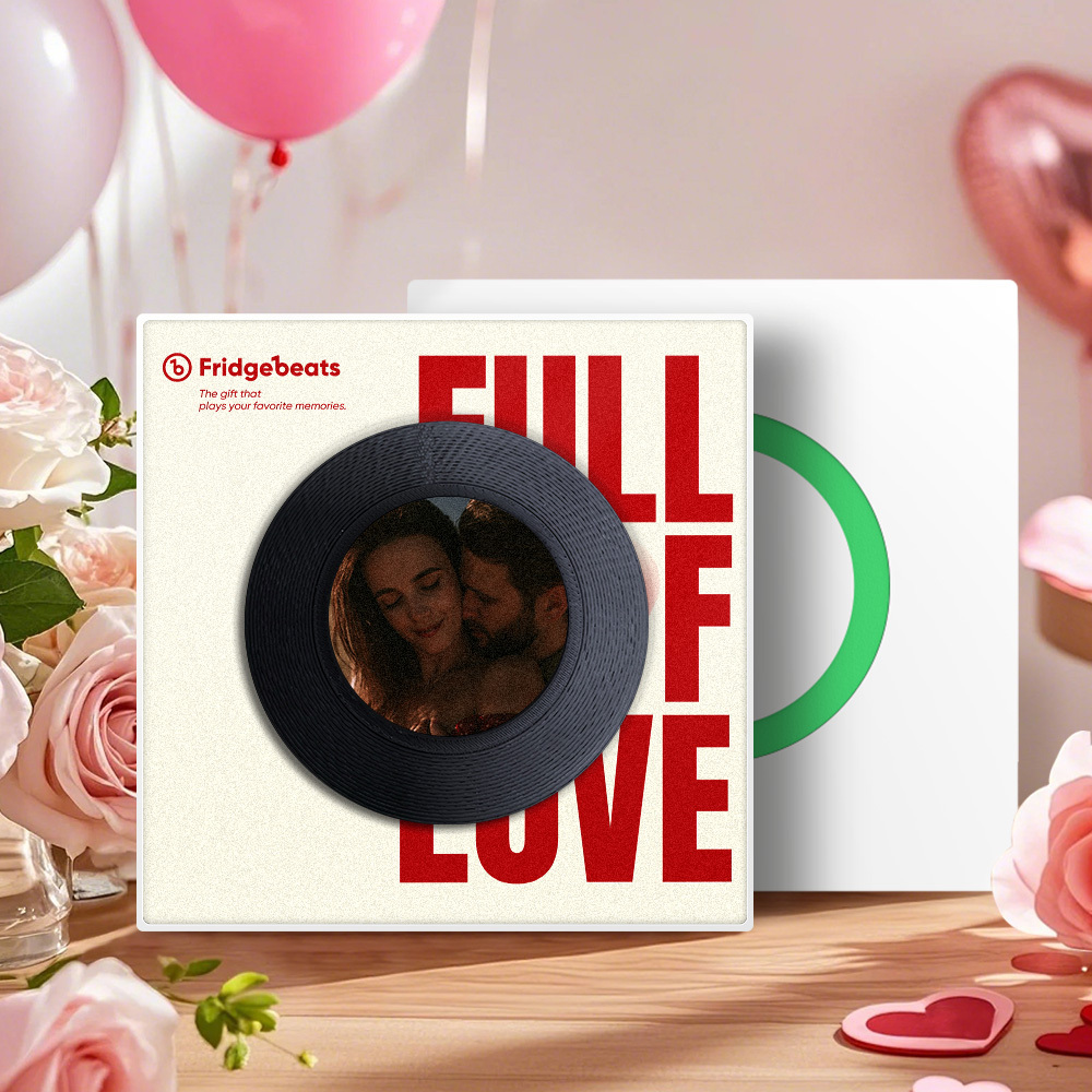 Valentinstagsgeschenk, Individueller Song-kühlschrankmagnet Mit Foto, Unterstützt Nfc-funktion, Geschenke Für Männer Für Freundin - MeineFotoTassen