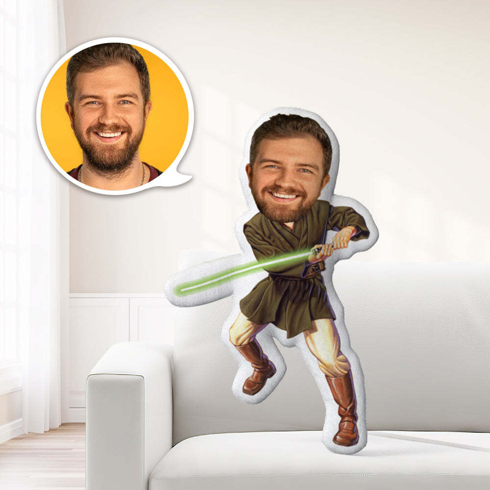 Benutzerdefiniertes Gesicht Minime Kissen Personalisiertes Minime Kissen Joclad Danva Star Wars Geschenke - MeineFotoTassen