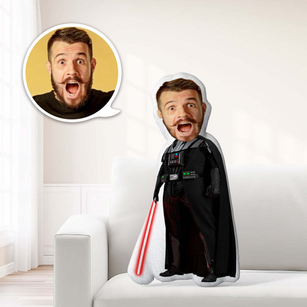 Personalisiertes Gesicht Minime Kissen Benutzerdefiniertes Gesicht Minime Kissen Star Wars Geschenke - MeineFotoTassen