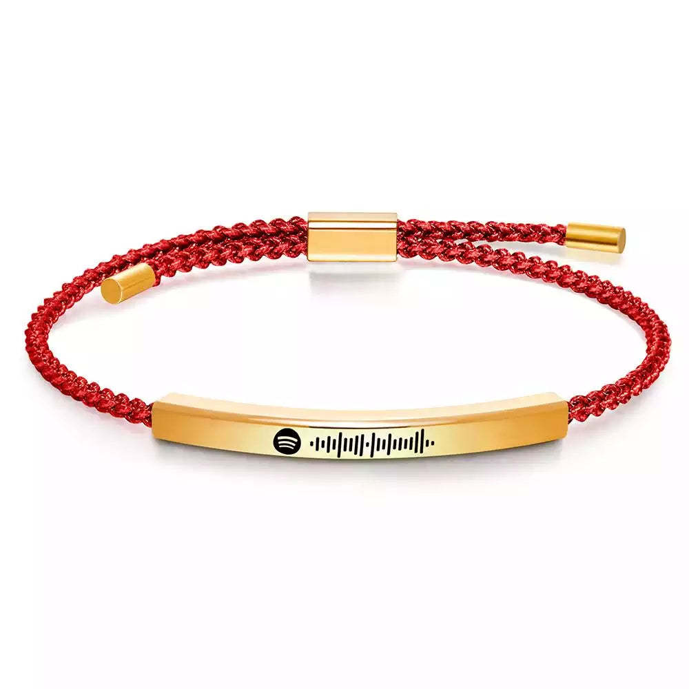 Benutzerdefiniertes Spotify-musiklabel-armband Personalisiertes Scannbares Musik-song-armband-geschenk Für Sie - MeineFotoTassen