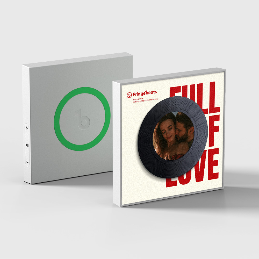 Valentinstagsgeschenk, Individueller Song-kühlschrankmagnet Mit Foto, Unterstützt Nfc-funktion, Geschenke Für Männer Für Freundin - MeineFotoTassen
