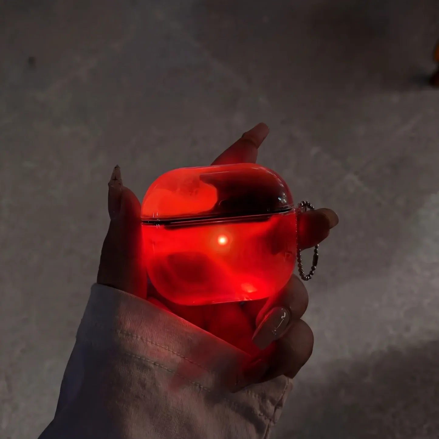 Flüssigglitzernde Airpods-hülle, Leuchtet Im Dunkeln, Passend Für Airpods 1/2/3/4, Glitzernde Schutzhülle Mit Treibsand-effekt, Stoßfest, Niedliche Hülle - MeineFotoTassen