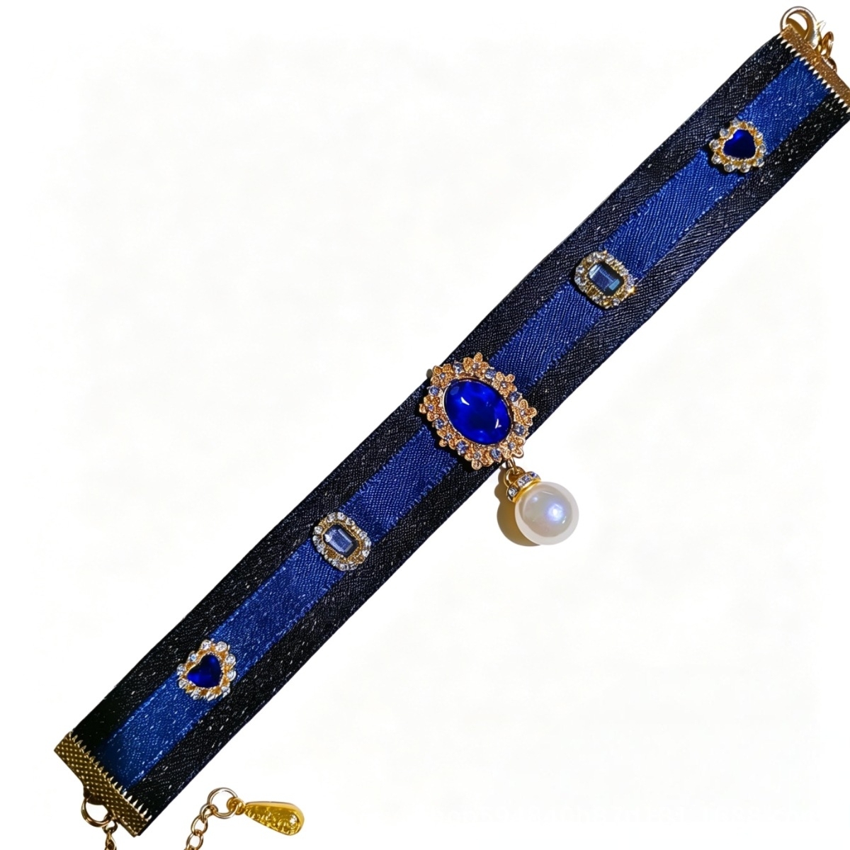 Elegantes Blaues Katzenhalsband, Niedlicher Haustierschmuck Für Katzen, Stilvolle Halskette Für Katzen - MeineFotoTassen