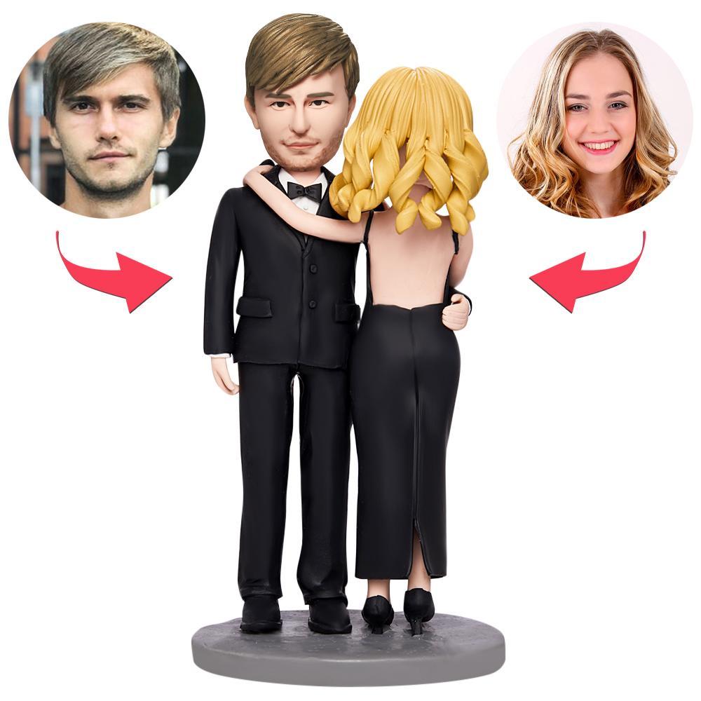 Valentines Gift Love Spy Custom Bobblehead Mit Eingraviertem Text - MeineFotoTassen