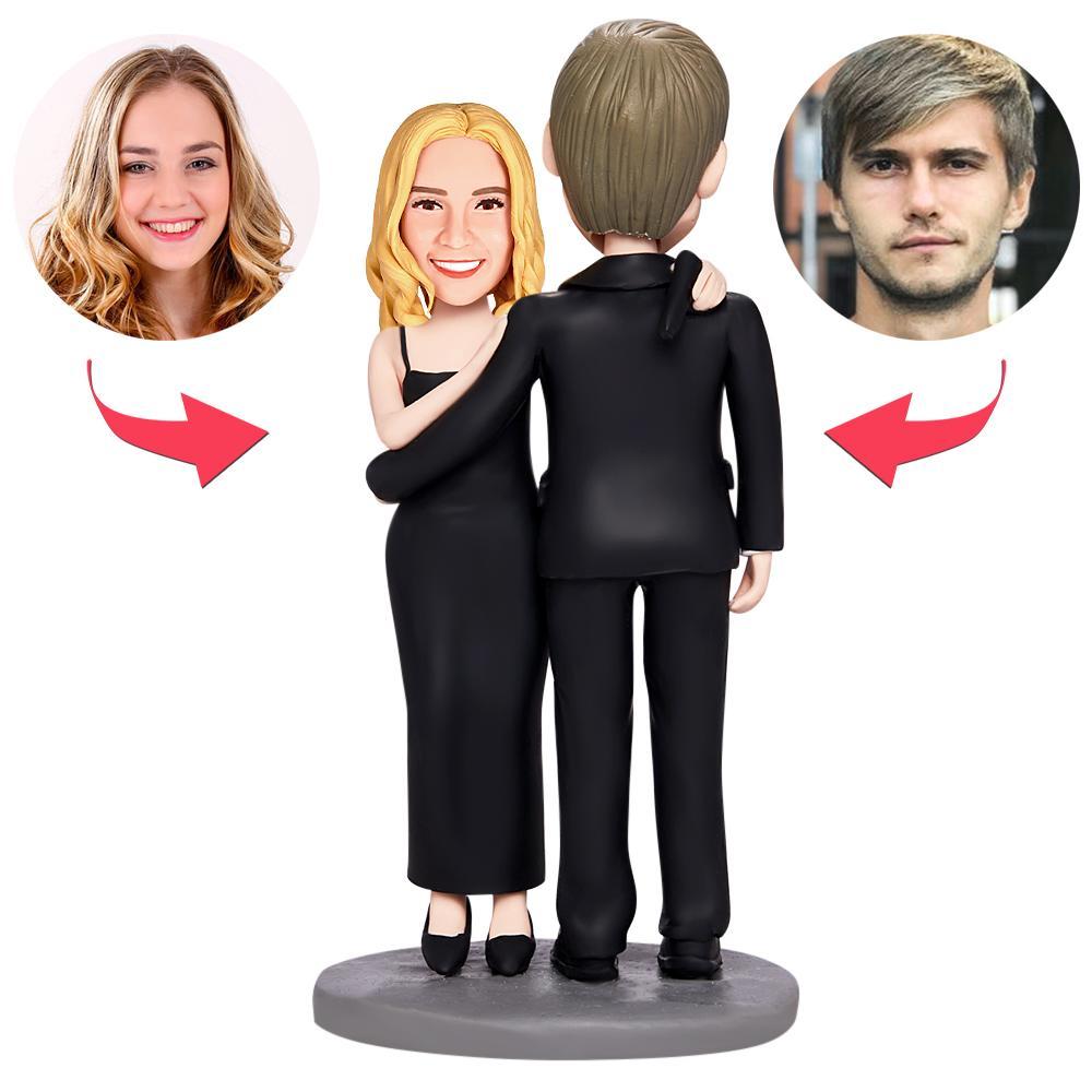 Valentines Gift Love Spy Custom Bobblehead Mit Eingraviertem Text - MeineFotoTassen