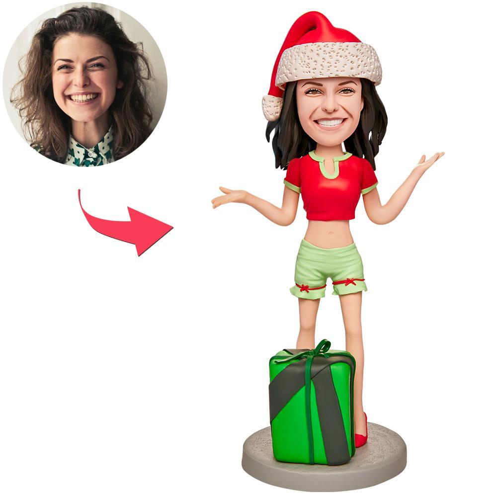 Weihnachtsgeschenk Hier Ist Eine Benutzerdefinierte Überraschungsfigur Mit Eingraviertem Text - MeineFotoTassen