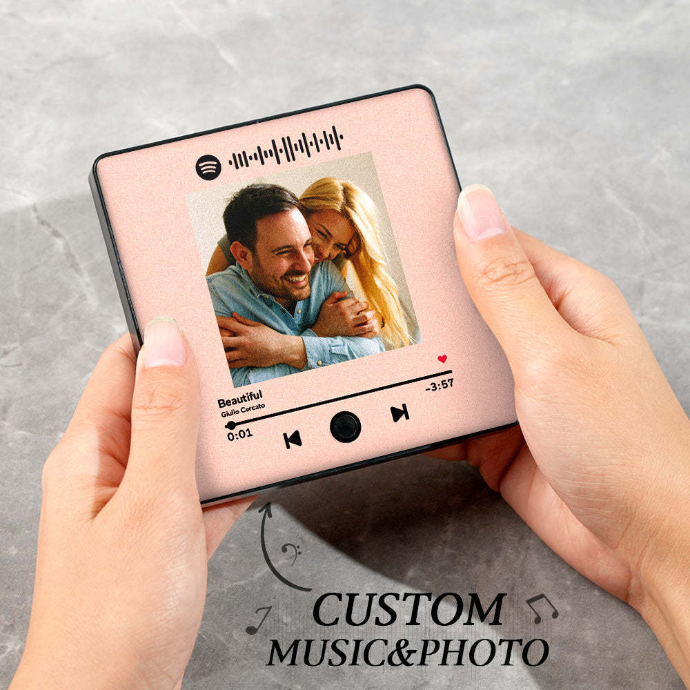 Personalisierter Album-kühlschrankmagnet. Personalisierter Musik-kühlschrankmagnet. Kann Lieder Abspielen Und Die Lautstärke Anpassen