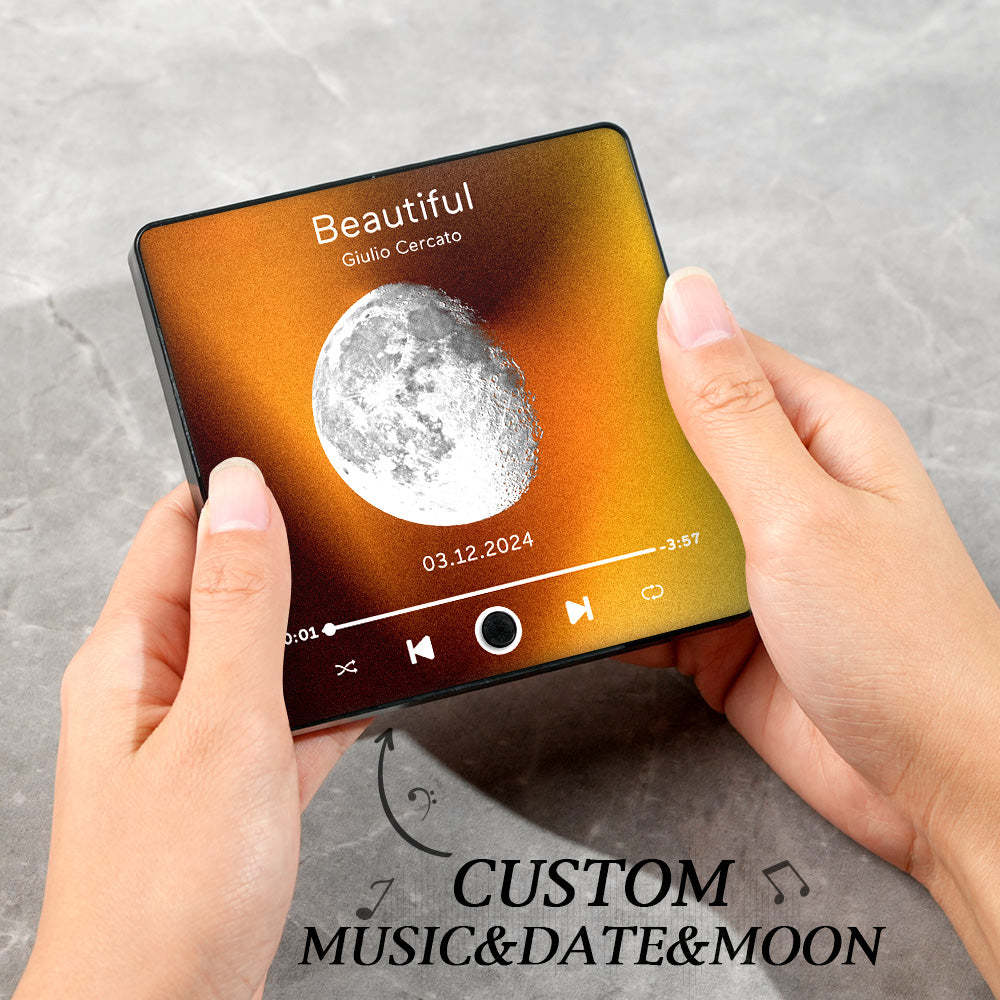 Personalisierter Album-kühlschrankmagnet. Personalisierter Musik-kühlschrankmagnet. Kann Lieder Abspielen Und Die Lautstärke Anpassen