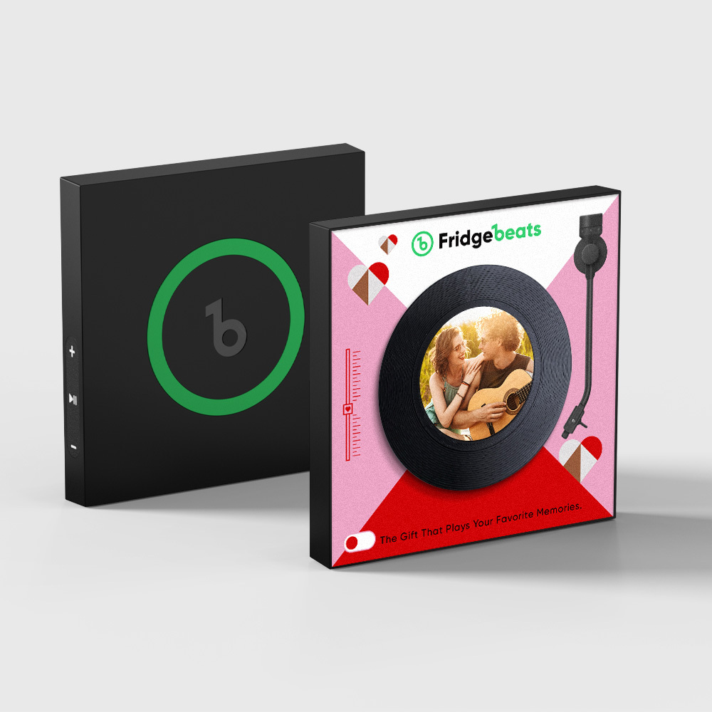 Valentinstagsgeschenk, Individueller Song-kühlschrankmagnet Mit Foto, Unterstützt Nfc-funktion, Geschenke Für Männer Für Freundin - MeineFotoTassen