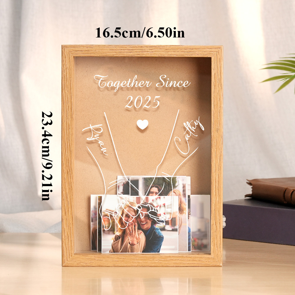 Personalisierte Foto-sammelbox Für Paare, Personalisiertes Romantisches Fotogeschenk, Individuelles Foto-andenken Für Ihn - MeineFotoTassen