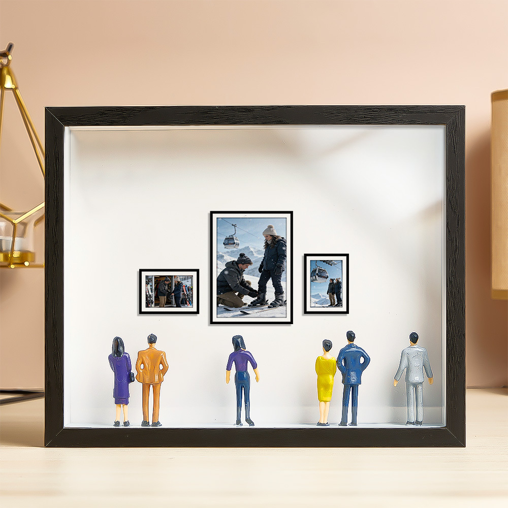 Benutzerdefinierter Foto-mini-kunstgalerierahmen, Personalisierter Museum Of Us-rahmen, Einzigartiges Und Bedeutungsvolles Geschenk Für Sie Oder Ihn