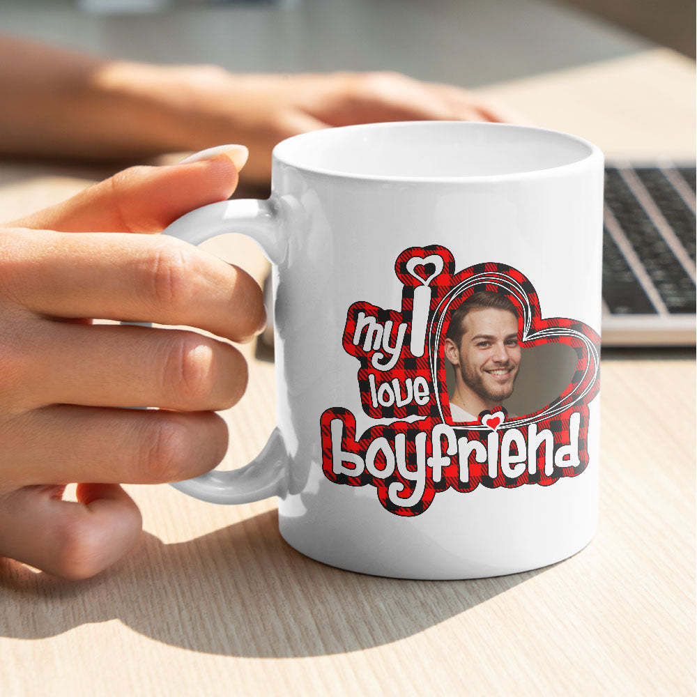 Valentinstag-tasse „ich Liebe Meine Freundin“-tasse „ich Liebe Meine Freundin“-tasse. Individuelle Tasse Für Paare - MeineFotoTassen