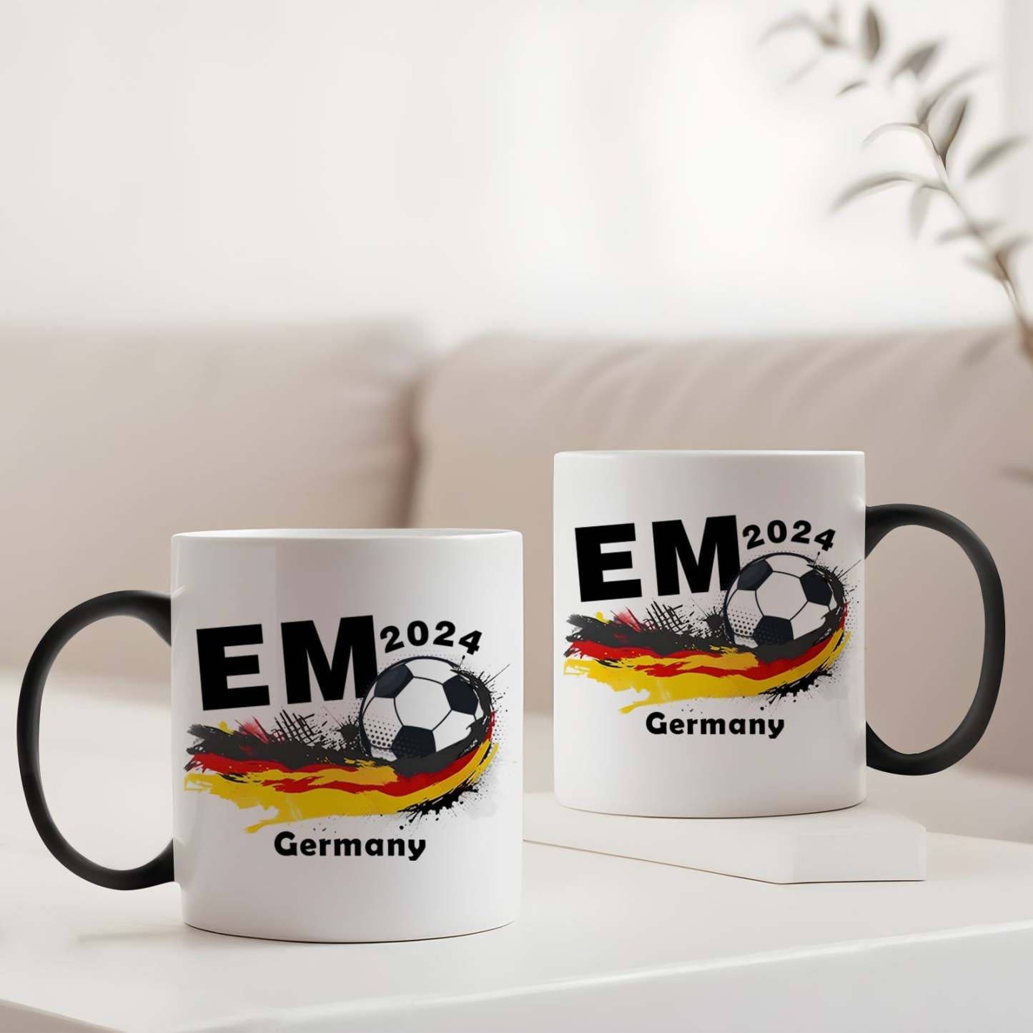 Benutzerdefinierte Tasse Europäische Fußball-tasse Em 2024 Personalisierte Kaffeetasse - MeineFotoTassen