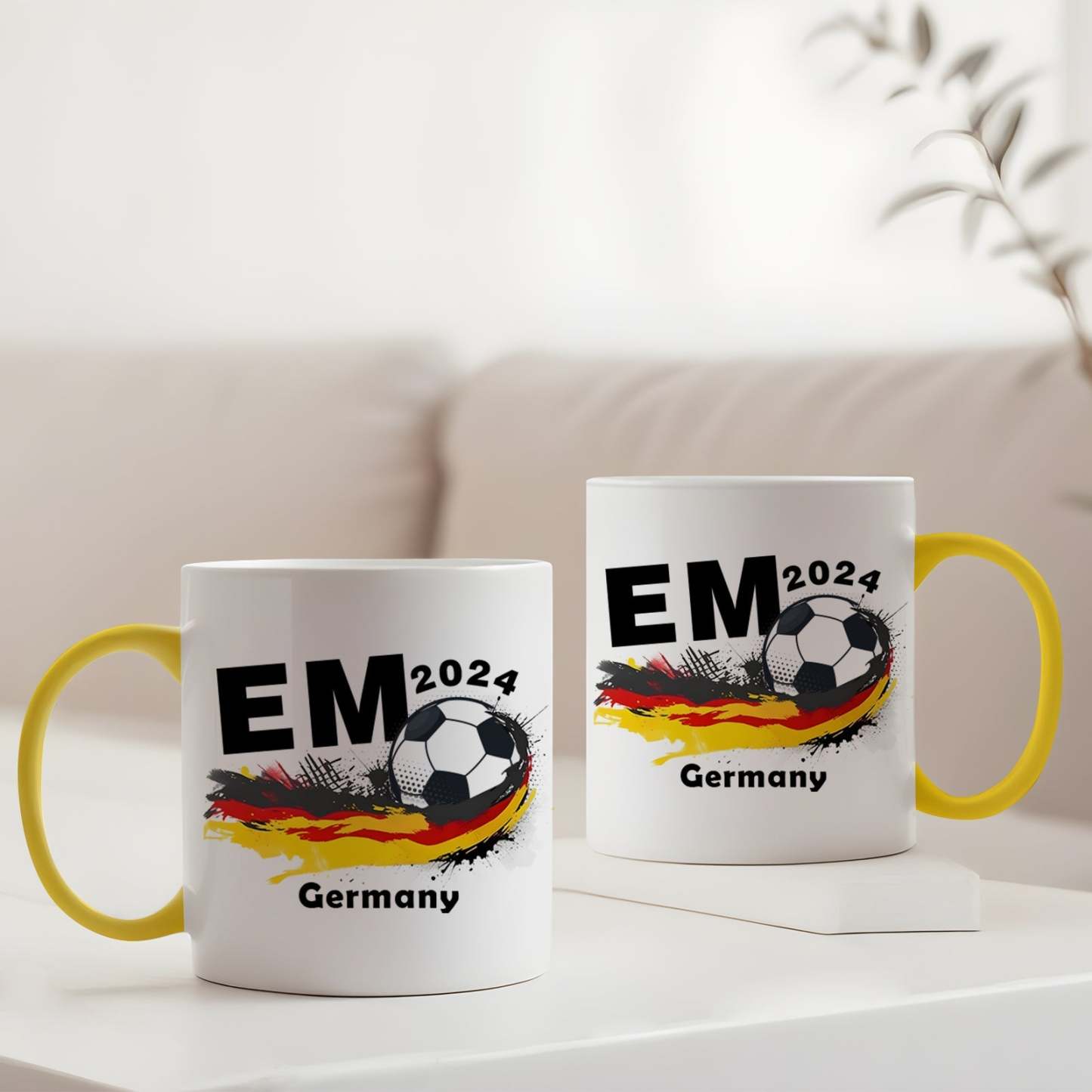 Benutzerdefinierte Tasse Europäische Fußball-tasse Em 2024 Personalisierte Kaffeetasse - MeineFotoTassen