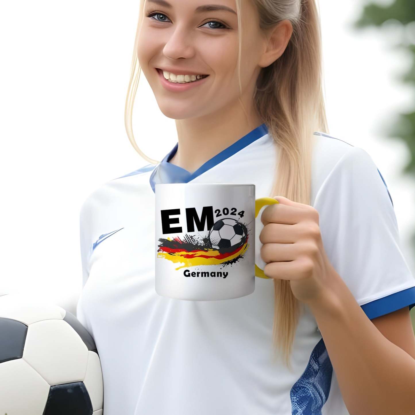 Benutzerdefinierte Tasse Europäische Fußball-tasse Em 2024 Personalisierte Kaffeetasse - MeineFotoTassen