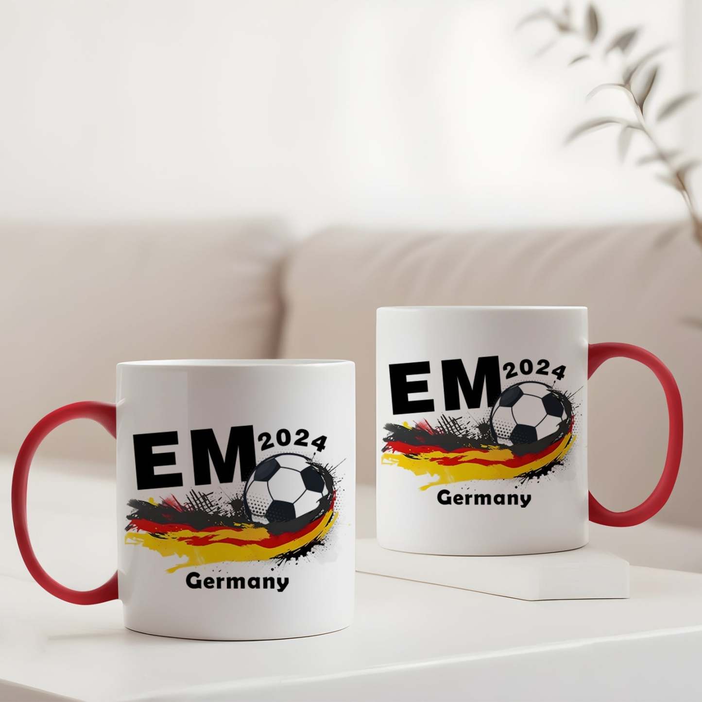 Benutzerdefinierte Tasse Europäische Fußball-tasse Em 2024 Personalisierte Kaffeetasse - MeineFotoTassen