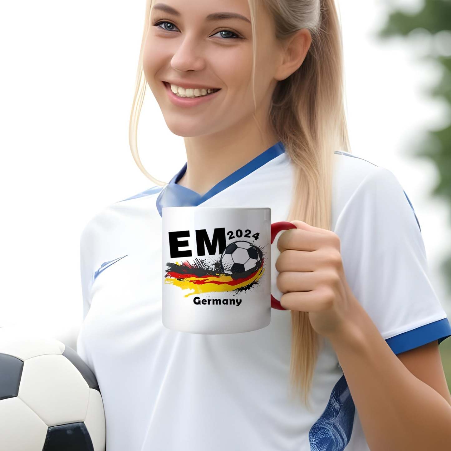 Benutzerdefinierte Tasse Europäische Fußball-tasse Em 2024 Personalisierte Kaffeetasse - MeineFotoTassen